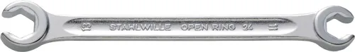 Doppelringschlüssel OPEN-RING 24 8x10mm 145mm m.6kant STAHLWILLE