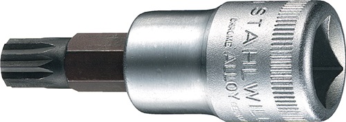 Steckschlüsseleinsatz 54 X 1/2 ″ Innen-Vielzahn Länge 60 mm STAHLWILLE