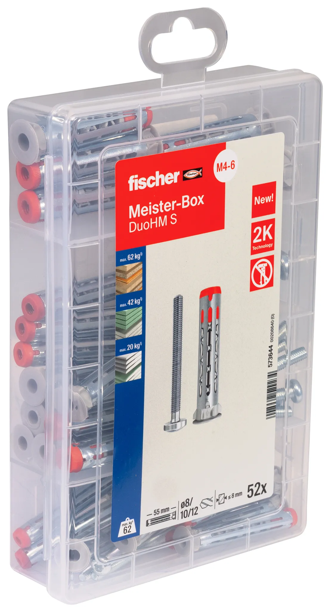 fischer Meister-Box mit Hohlraumdübel DuoHM, Panhead-Schraube, TX-Antrieb