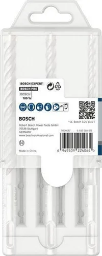 Bosch Hammerbohrer PRO 3tlg. D.6-10mm Arbeits-L.100mm SDS plus-5X