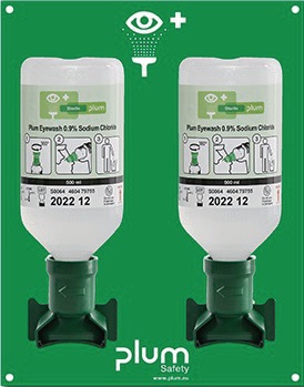 Augenspülstation 2x0,5l H290xB228xT80ca.mm Haltbarkeit 3 Jahre(ungeöff. Flasche)