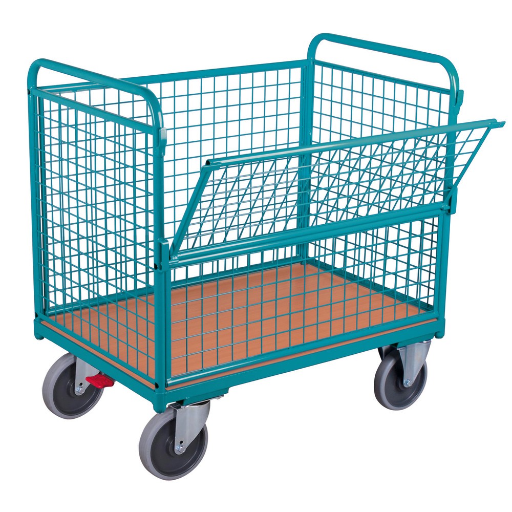 Kastenwagen Ameise® mit Gitterwänden, Ladefläche 1.200 x 745 mm