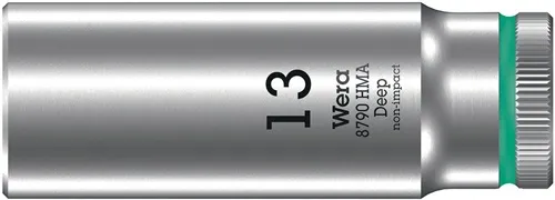 Steckschlüsseleinsatz 8790 HMA Deep 1/4 Zoll a6-KT.SW 13mm L.50mm WERA