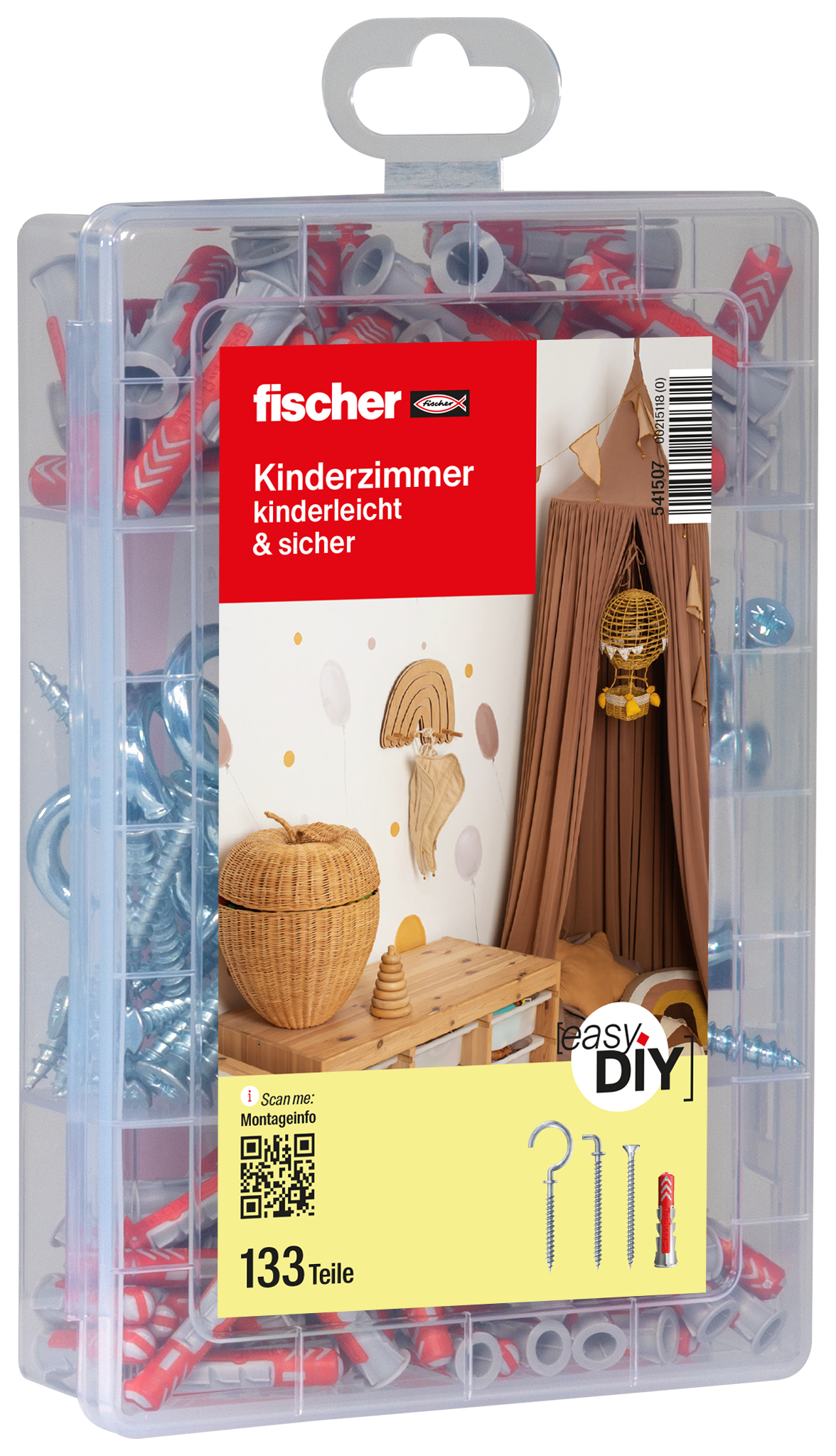 fischer EasyDIY Box Kinderzimmer (133 Teile)