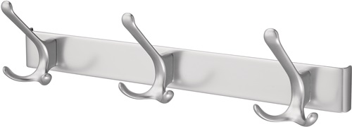 Huthakenleiste Leichtmetall silberfarbig eloxiert Höhe 102 mm HERMETA