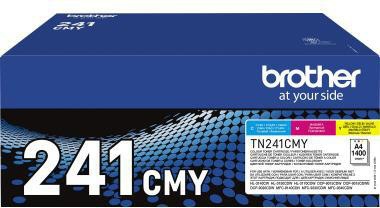 Brother Toner TN241CMY 1.400Seiten c/m/y 3 St./Pack.