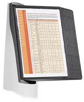 DURABLE Sichttafelwandhalter SHERPA STYLE WALL 10 585401 schwarz