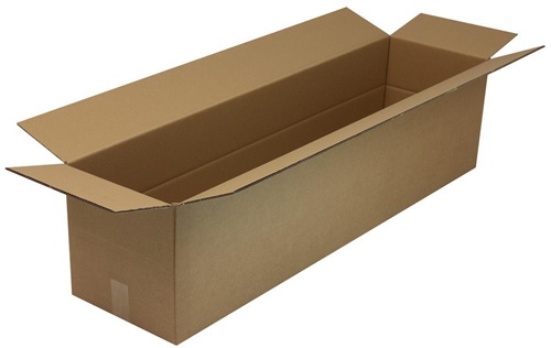 Faltkarton 2-wellig Maße 1200x300x300 mm Qualität 2.3BC braun TRANSPAK