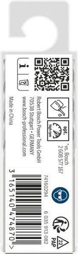 Bosch Metallbohrer PRO Metal Arbeits-L.39mm D.3,4mm L.70mm 10St.