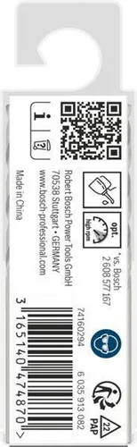 Bosch Metallbohrer PRO Metal Arbeits-L.39mm D.3,4mm L.70mm 10St.