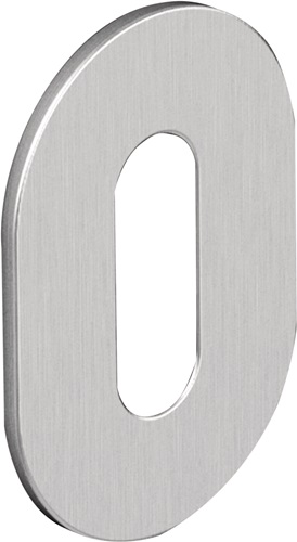 Schlüsselrostten-Paar 306XAM VA XA Schildst.1,5mm BB ov.HEWI