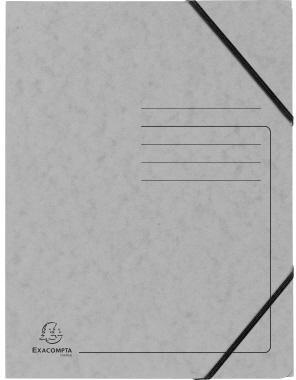 Exacompta Eckspanner 555471E DIN A4 Karton grau