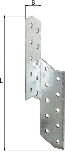 Sparrenpfettenanker ETA-08/0170 links / rechts x32x2mm GAH