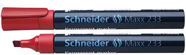 Schneider Permanentmarker 233 123302 1-5mm Keilspitze rot