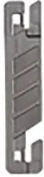 Leitz Deckleiste 17200095 102x22mm sw 50 St./Pack.