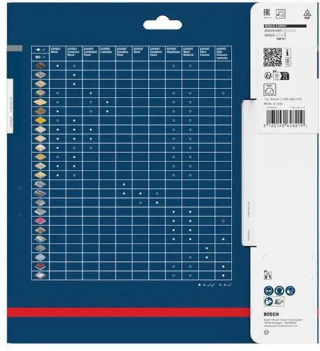 Bosch Kreissägeblatt Expert for Wood D.210mm Bohrung 30mm 48Zähne Zahform WZ