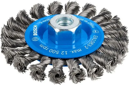 Bosch Scheibenbürste PRO Metal heavy D.115mm Draht-St.0,5mm Bürsten-B.12mm Stahl