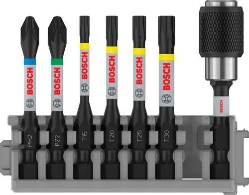 Bosch Schrauberbit-Set PRO 7tlg. L.50mm PH2/PZ2/T15/T20/T25/T30