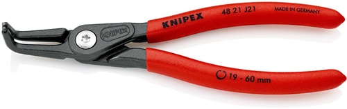 Präzisionssicherungsringzange J 21 f.Bohrungen D.19-60mm L.165mm KNIPEX