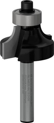 Bosch Abrundfräser Standard for Wood Radius 6,3mm Arbeits-L.13,1mm Schaft 6mm D.25,4mm