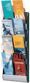 Paperflow Wandprospekthalter INTEGRAL 4065X4.35 DIN A5 PS alu