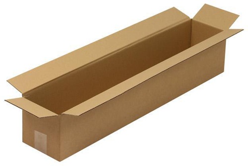 Faltkarton 1-wellig Maße 800x150x150mm B1 Qualität 1.3B braun TRANSPAK