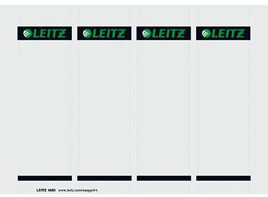 Leitz Einsteckrückenschild 16800085 kurz/breit Karton gr 100 St./Pack.