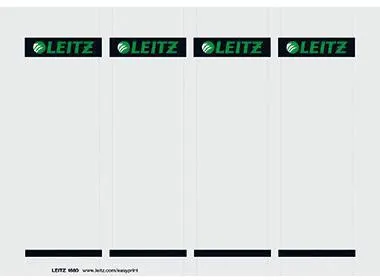 Leitz Einsteckrückenschild 16800085 kurz/breit Karton gr 100 St./Pack.