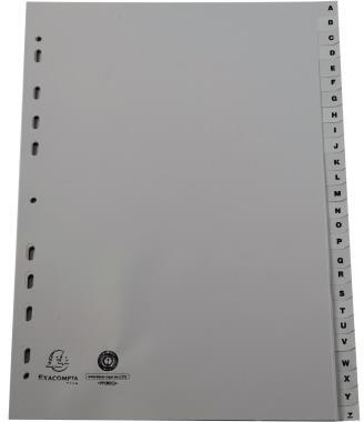 Exacompta Register 1726E A4 PP A-Z grau