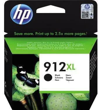 HP Tintenpatrone 3YL84AE 912XL 825Seiten schwarz