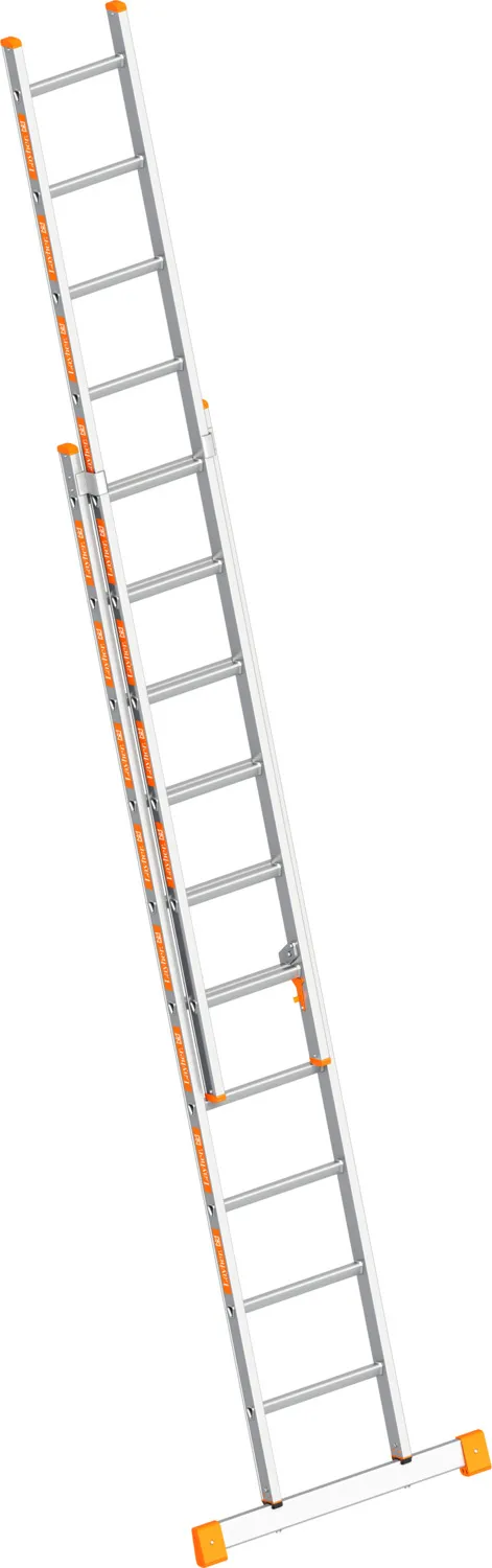Layher Schiebeleiter TOPIC 1035 2x10 Sprossen mit Traverse