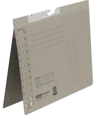 ELBA Pendelhefter 100560090 DIN A4 Amtsheftung 320g Karton grau
