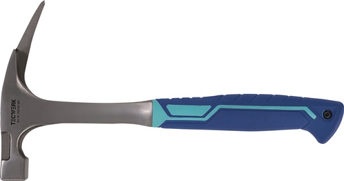 TECWERK Ganzstahllatthammer Kopf-G.600g m.Magnet geraut fein pol.