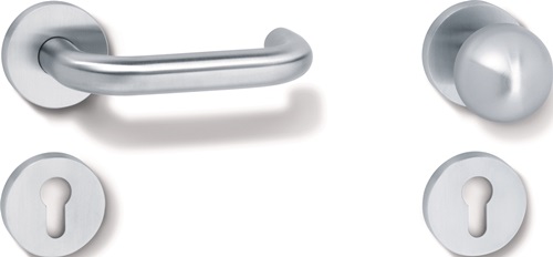 Rosetten-Drückergarnitur Edelstahl PZ HEWI