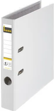 Bene Ordner 291600 WS DIN A4 52mm PP weiß