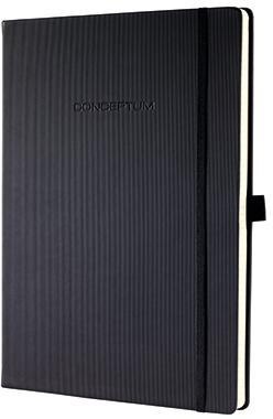 SIGEL Notizbuch Conceptum CO116 DIN A4+ Hardcover 194S. liniert sw