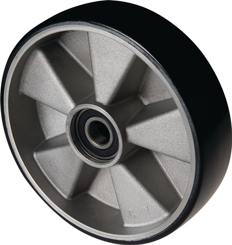 Lenkrad Polyurethan Naben-L.43mm Rad-B.50mm D.200mm Guss-Felge