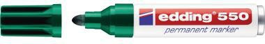 edding Permanentmarker 550 4-550004 3-4mm Rundspitze nachfüllbar gn