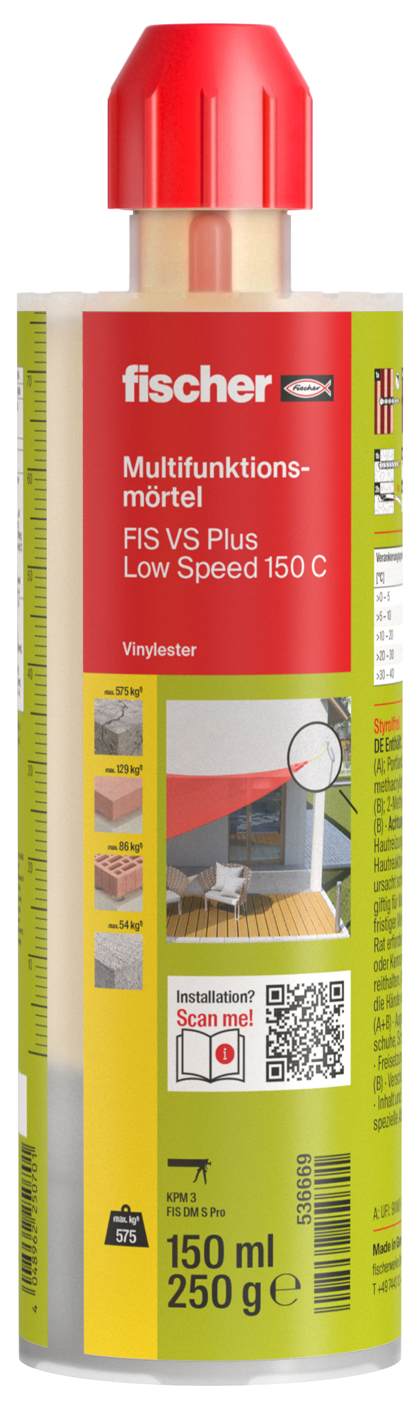 fischer Schwerlast-Befestigungsset Ankerstange M8