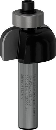 Bosch Hohlkehlfräser Arbeits-L.13mm D.24,7mm L.53mm Radius 6mm Schaft 8mm