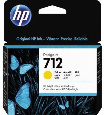HP Tintenpatrone 3ED69A 712 29ml gelb