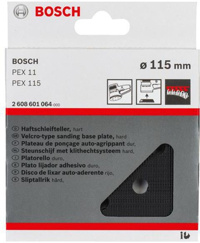 Bosch Schleifteller D.115mm hart m.Klettverschluss f.PEX115