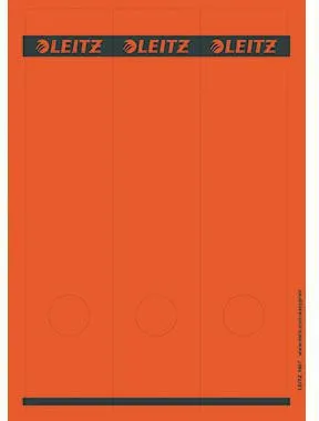 Leitz Ordneretikett 16870025 lang/breit Papier rot 75 St./Pack.