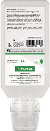 Handreinigung PEVAPLUS 1l silikonfrei,pH-neutral Softflasche PAUL VOORMANN