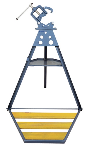 TECWERK Arbeitsgerät Spann-W.60mm Rohr-D.2 Zoll Anz.Biegelöcher 5 