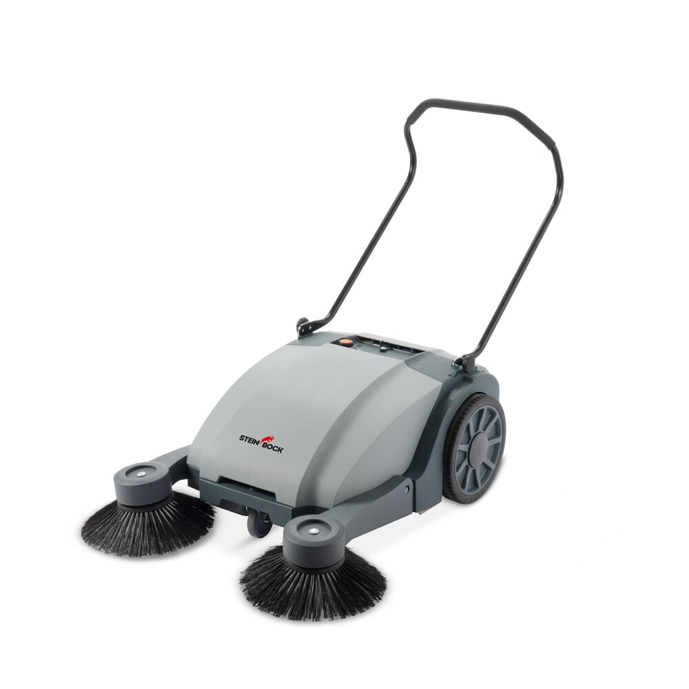 Steinbock® Handkehrmaschine VS 880 PRO, Kehrbreite 880 mm, 2 Seitenbesen