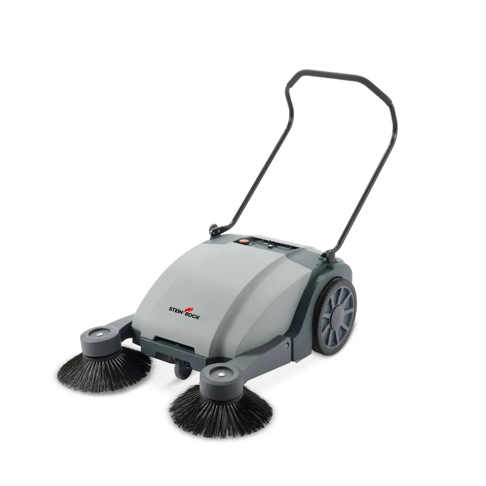 Steinbock® Handkehrmaschine VS 880 PRO, Kehrbreite 880 mm, 2 Seitenbesen