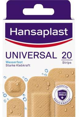 Hansaplast Pflasterstrip UNIVERSAL 1009266 4Größen 20 St./Pack.