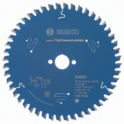 Bosch Kreissägeblatt AD 165mm Z.48 HLTCG Bohr.20mm Schnitt-B.2,6mm 