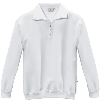 HAKRO Zip-Sweatshirt PREMIUM weiß (451)
